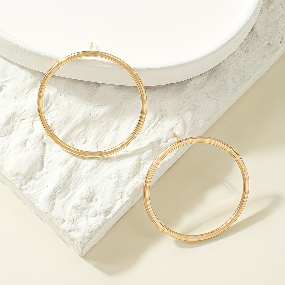 Endless Circle Hoop Earrings