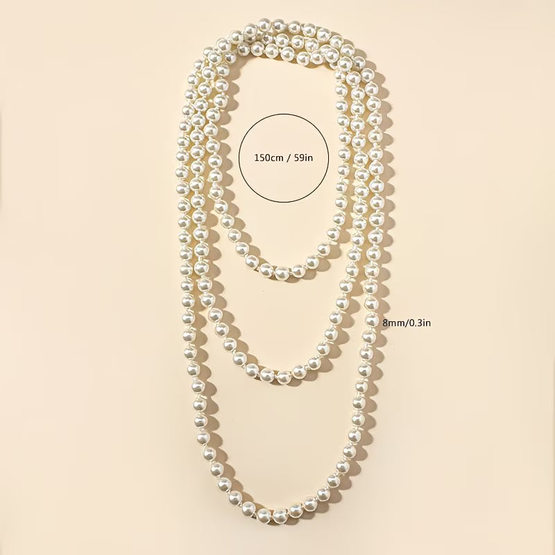 Vintage Double Pearl Necklace