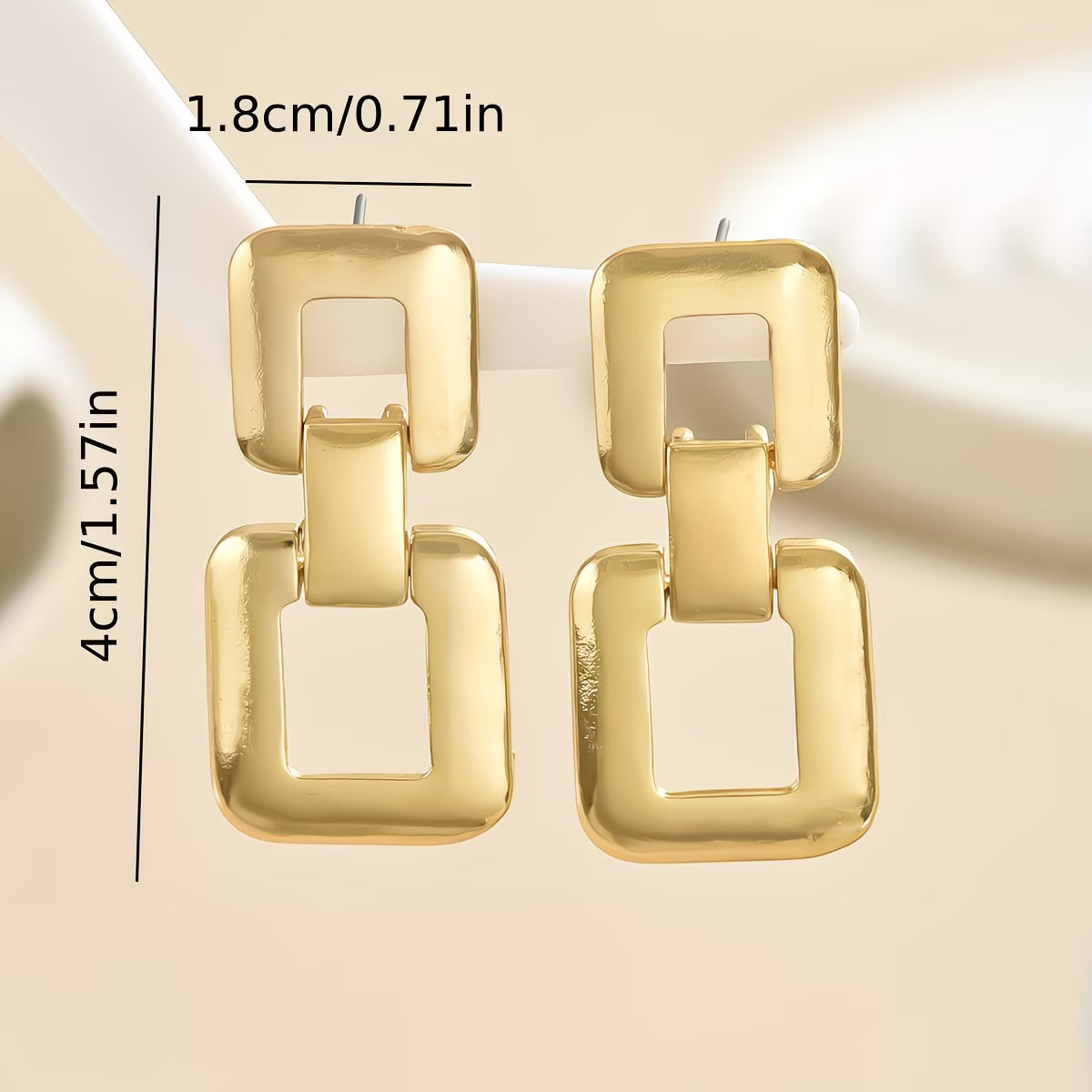 Bold Lightweight Chain Earrings