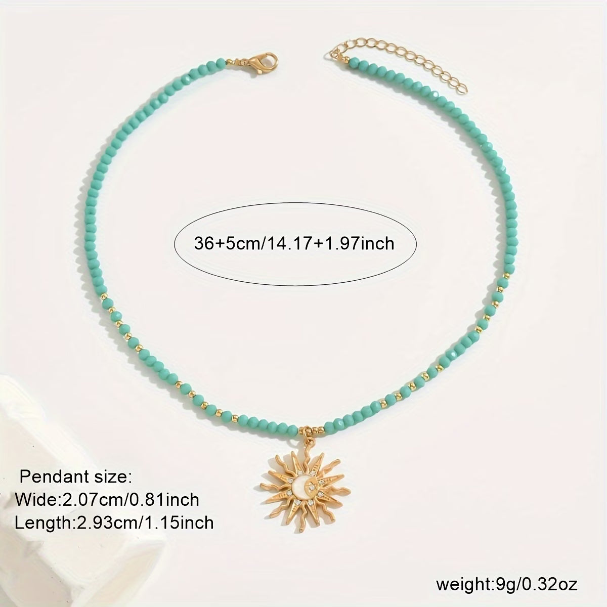 Turquoise Sun Necklace