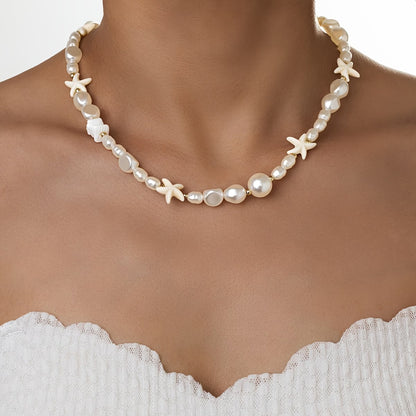 Elegant Coastal Pearl Necklace