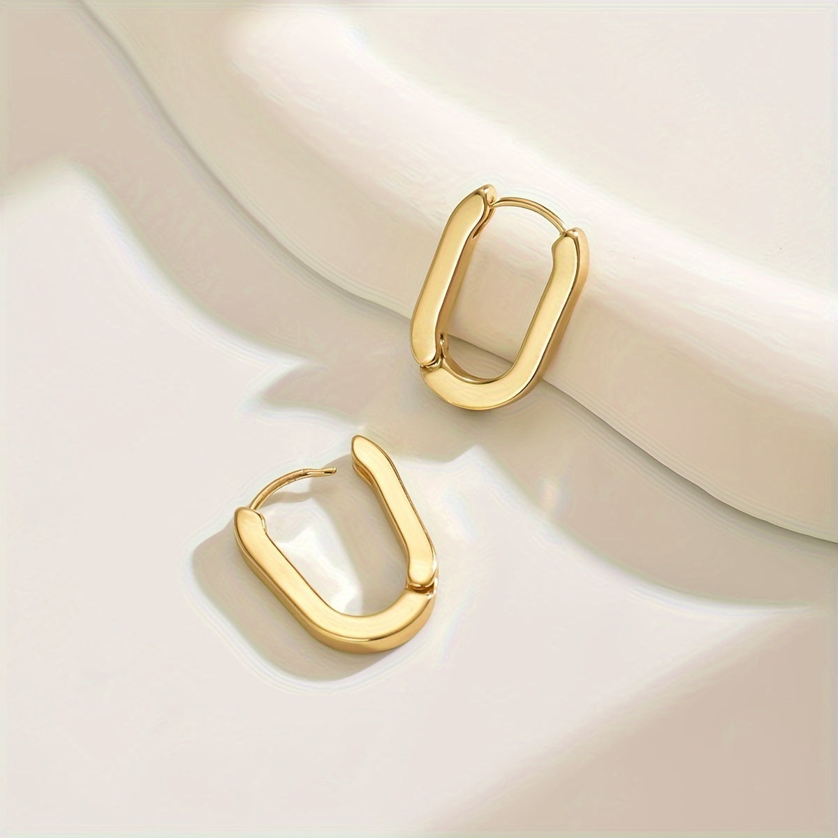 Sophisticated Geometric Hoop Earrings