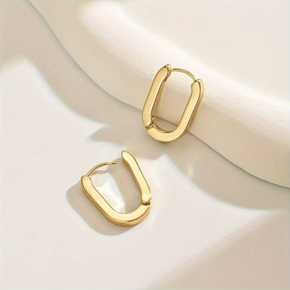 Sophisticated Geometric Hoop Earrings