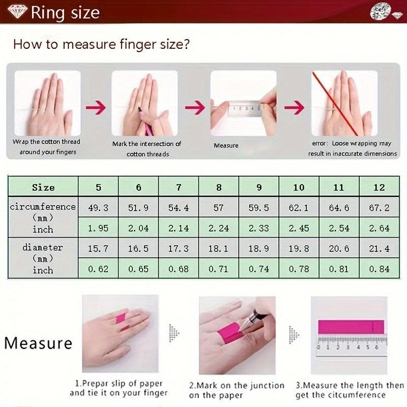 Ring size guide