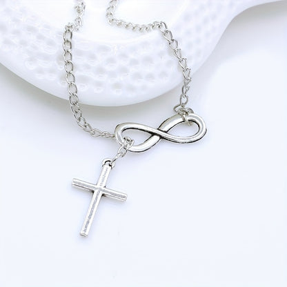Delicate Short Cross Necklace