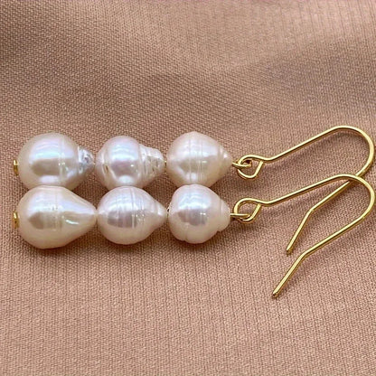 Elegant Baroque Pearl Earrings