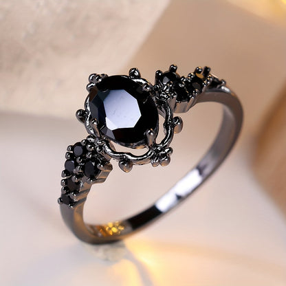 Elegant Black Onyx Vintage Ring