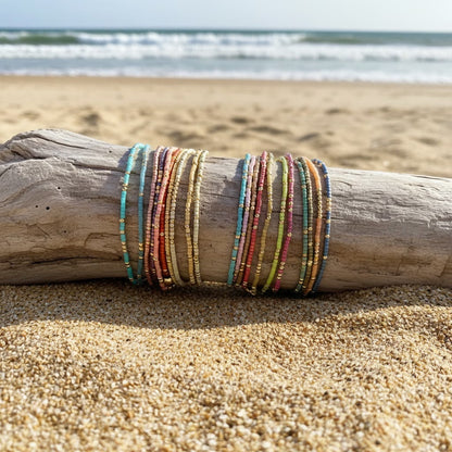 Boho Colorfull Beaded Bracelet Set