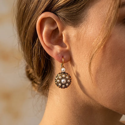 Premium Pearl Bloom Earrings