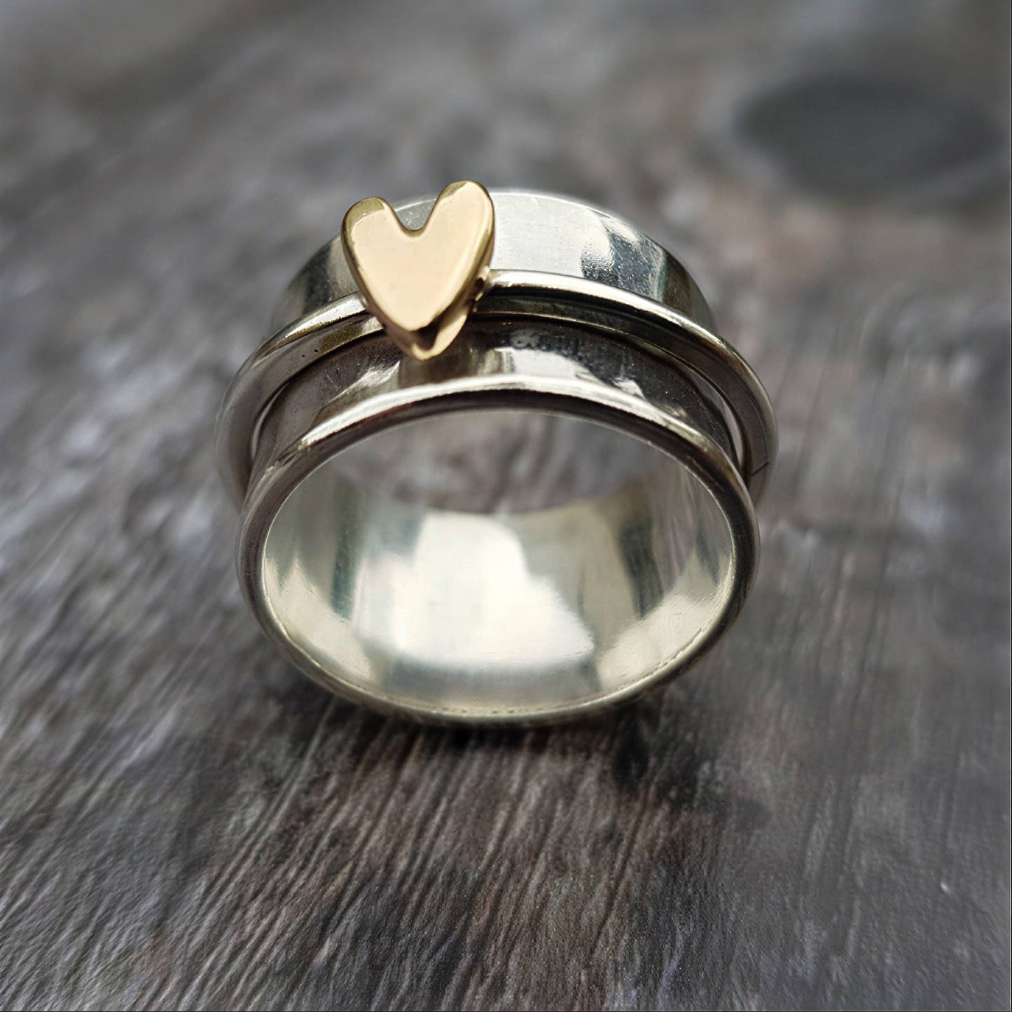 Golden Heart Ring