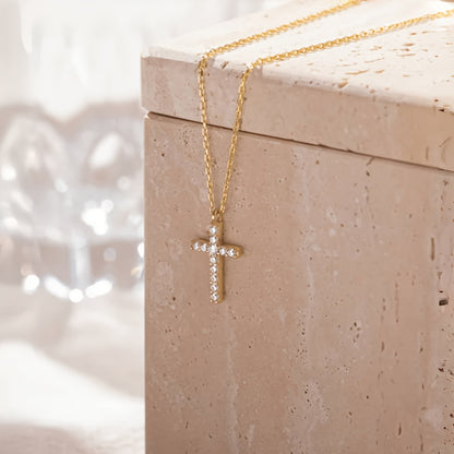 Delicate Cross Pendant Necklace