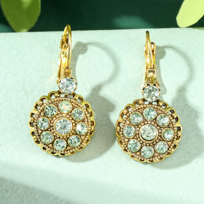 Elegant Zirconia Bloom Earrings