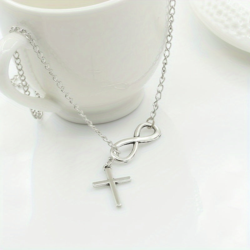 Delicate Short Cross Necklace
