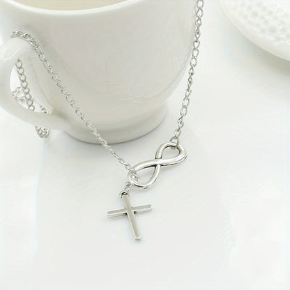 Delicate Short Cross Necklace