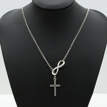 Delicate Short Cross Necklace