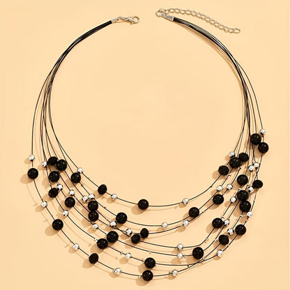 Boho Multi-Layered Pearl Set