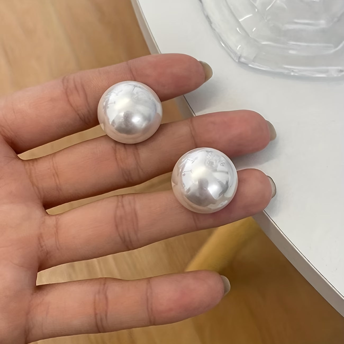 The Statement Pearl Stud Earrings
