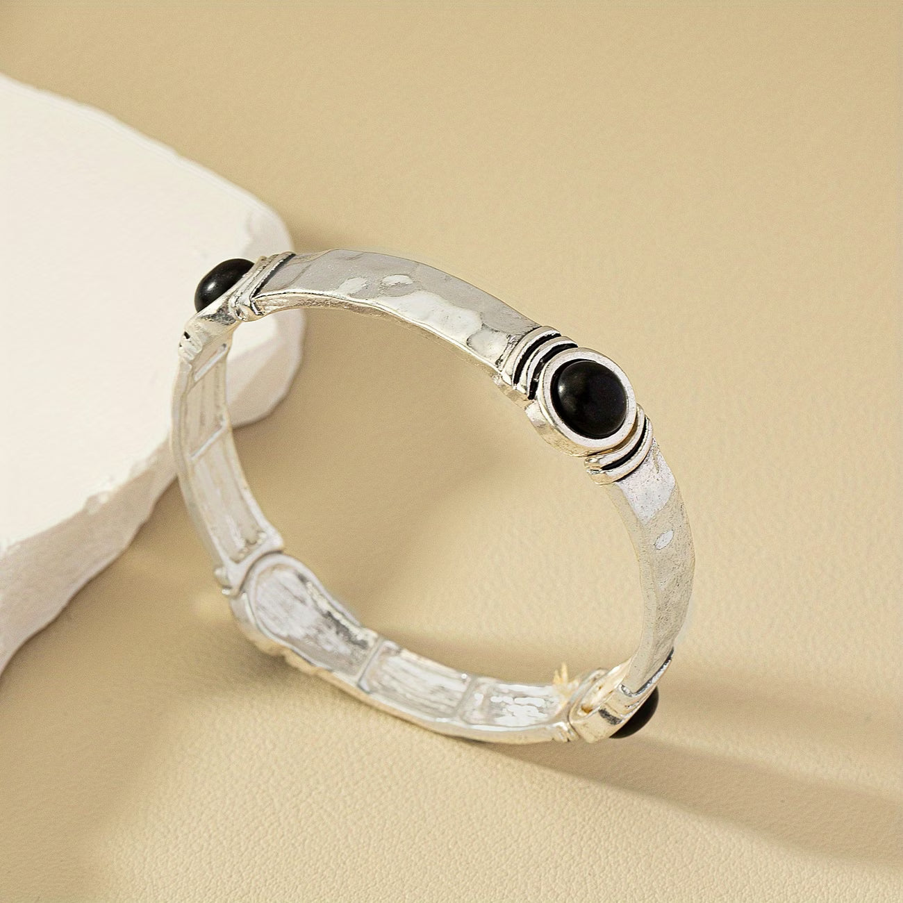 Bohemian Silver Turquoise Bracelet