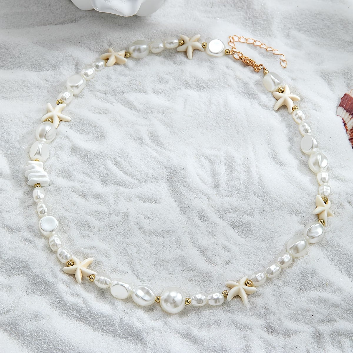 Elegant Coastal Pearl Necklace