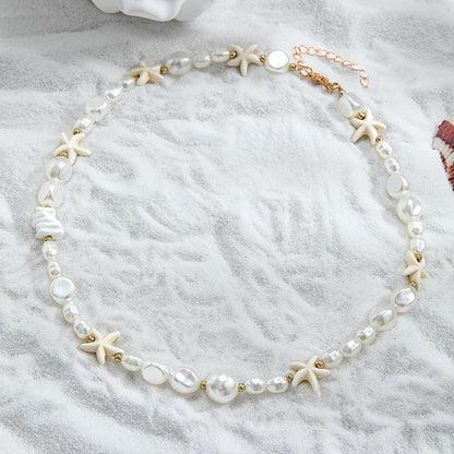 Elegant Coastal Pearl Necklace