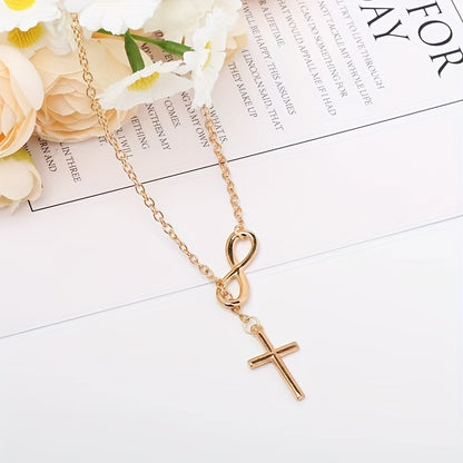 Delicate Short Cross Necklace