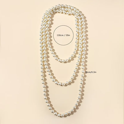 Vintage Double Pearl Necklace