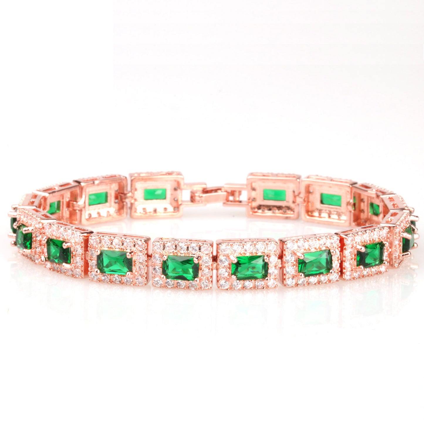 Rosewood Emerald Shine Bracelet