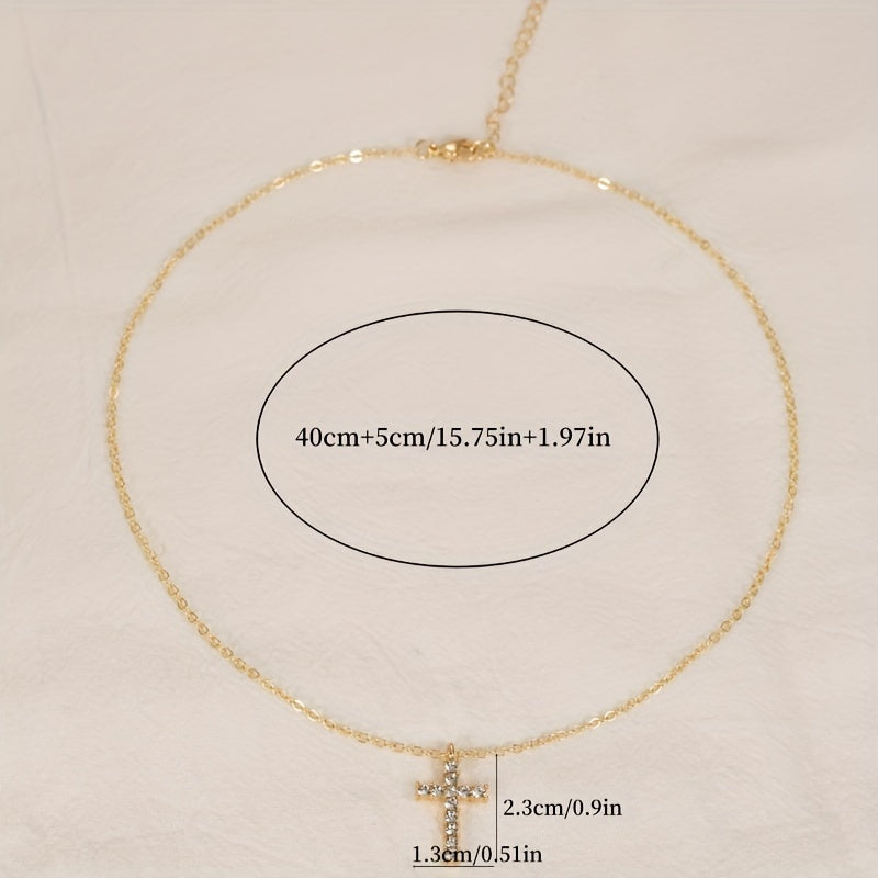 Delicate Cross Pendant Necklace