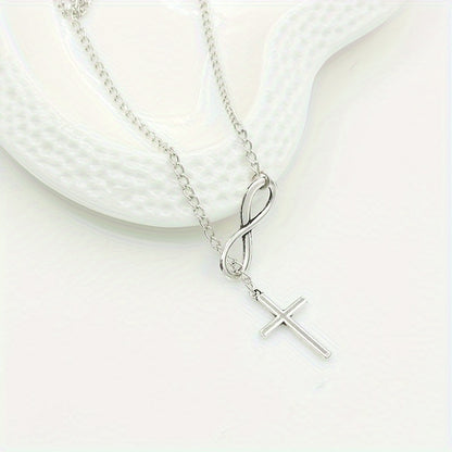 Delicate Short Cross Necklace