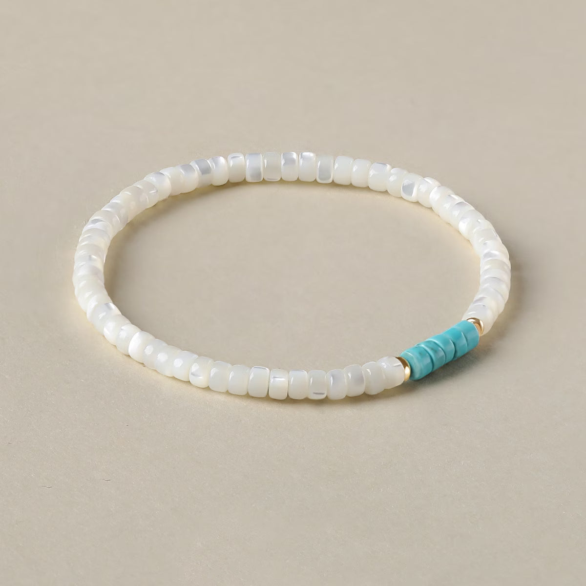 Elegant Pearl Turquoise Bracelet