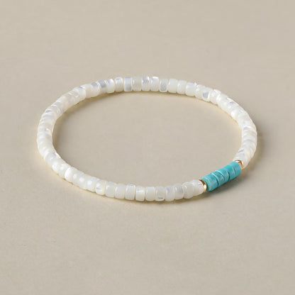 Elegant Pearl Turquoise Bracelet