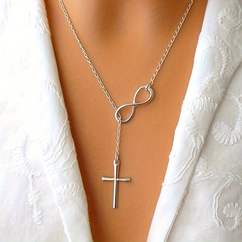 Delicate Short Cross Necklace