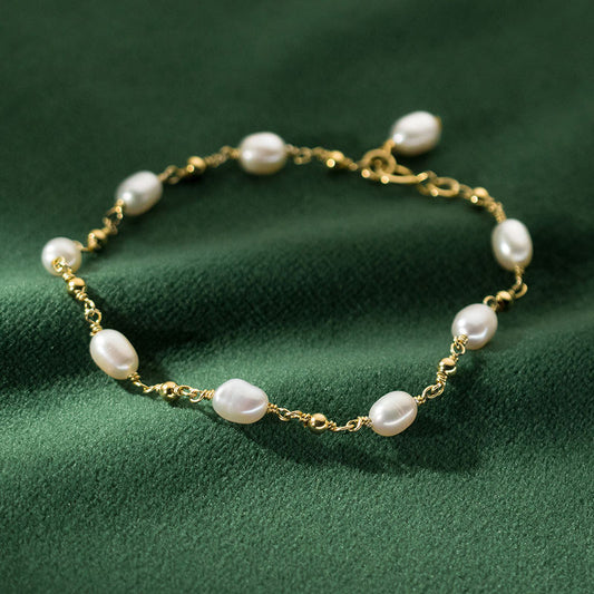 Baroque Pearl Strand Bracelet