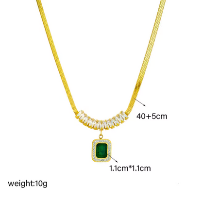 Riviera Emerald Jewelry Set