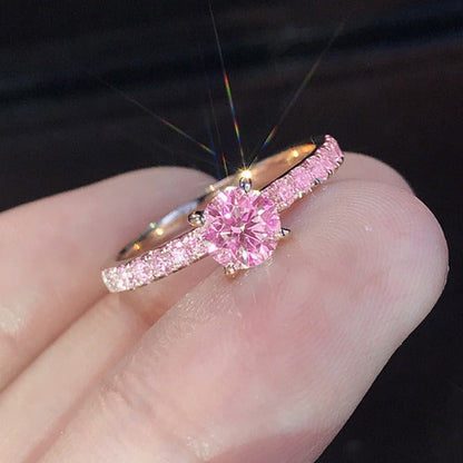 Timeless Rosé Sapphire Celia Rosette Ring