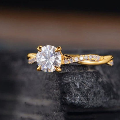 Premium Braided Zirconia Ring