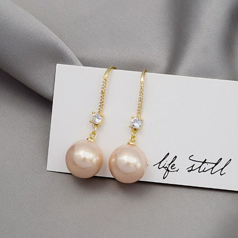 Elegant Baroque Pearl Earrings