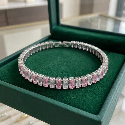 Timeless Rosé Sapphire Tennis Bracelet