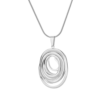 Oval Pendant Necklace