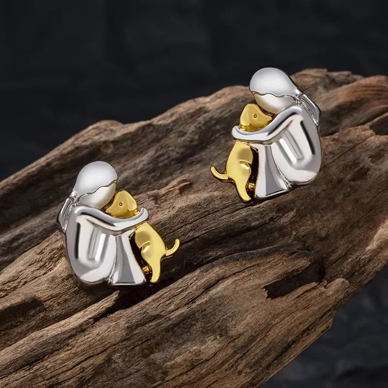Faithful Dog Earrings