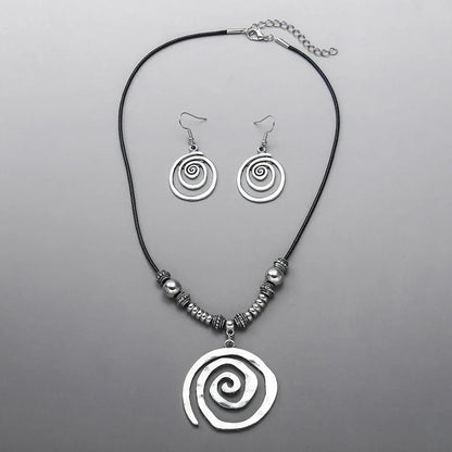 Spiral Vintage Jewelry Set