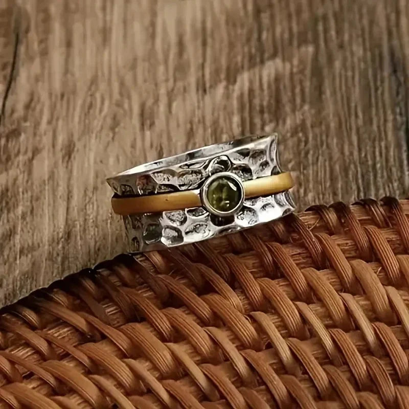 Peridot Band Ring