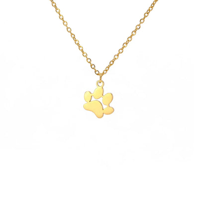 Elegant Stainless Steel Paw Necklace