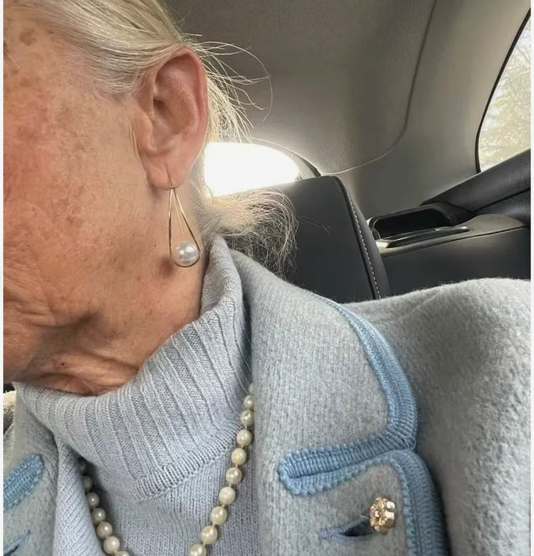 Customer wearing Grace Helen jewelry