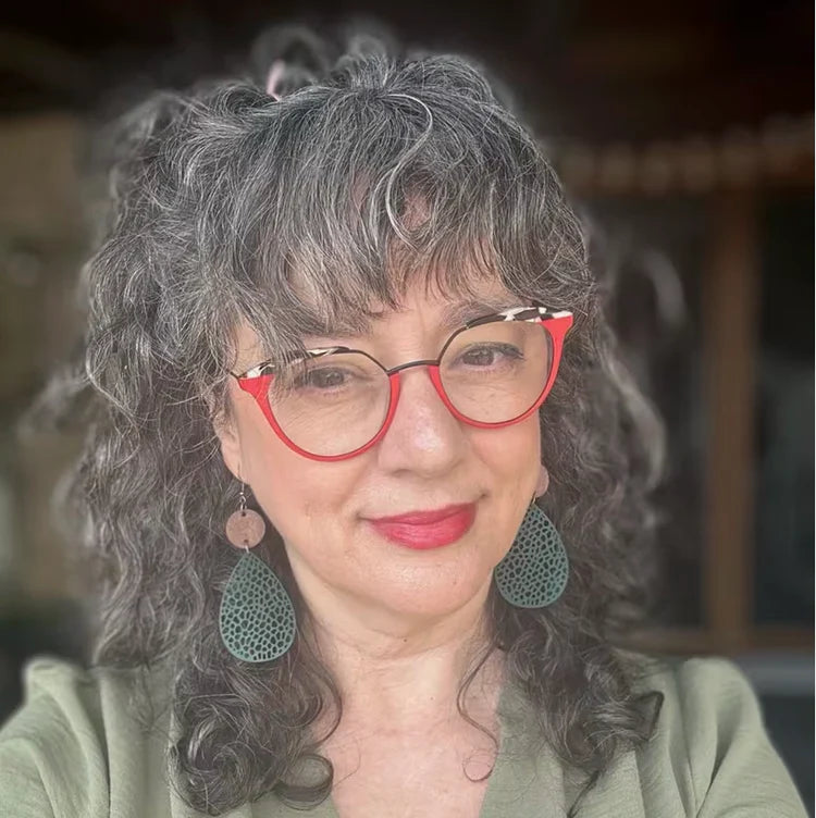 Customer wearing Grace Helen jewelry