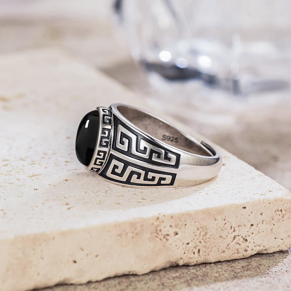Sophisticated Tiger Eye Silver Ring
