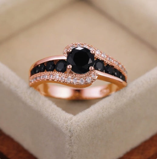 Rose Gold Onyx / 10