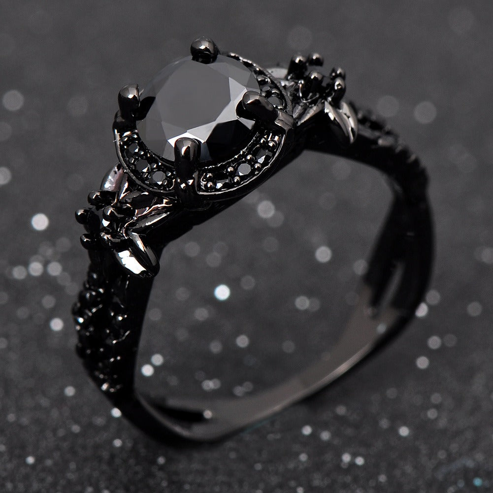Elegant Black Onyx Vintage Ring