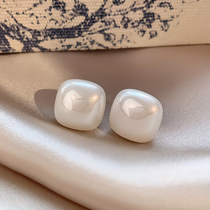 Square Pearl Earrings