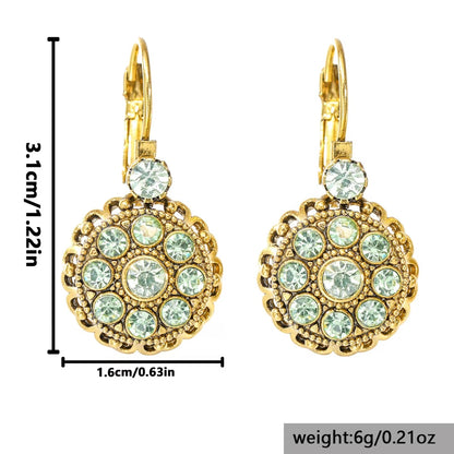 Elegant Zirconia Bloom Earrings